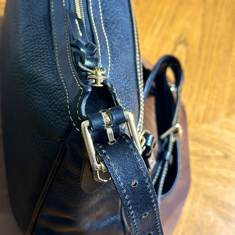 DOONEY & BOURKE Black Pebble Leather Presley Crossbody - Picture 12 of 16